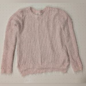 H&M Light Pink Fuzzy Kids' Sweater